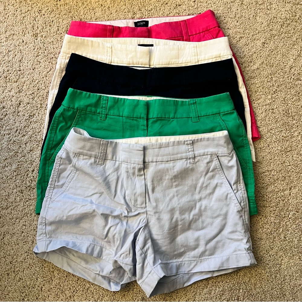 J. Crew outlet shorts as 0, 2 bundle